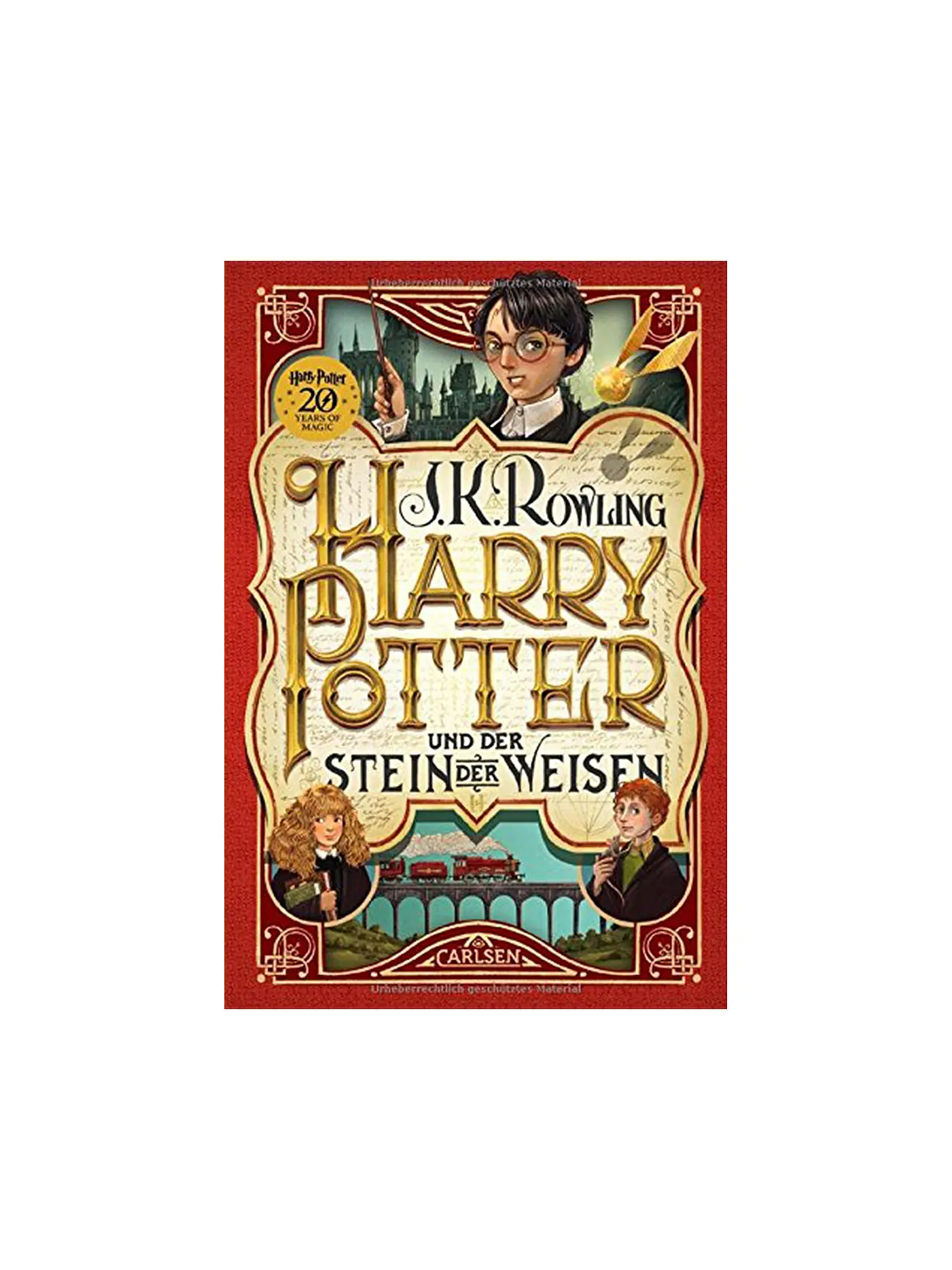 CARLSEN VERLAG | Buch - Harry Potter und der Stein der Weisen - Band 1 (Gebundene Ausgabe) | 